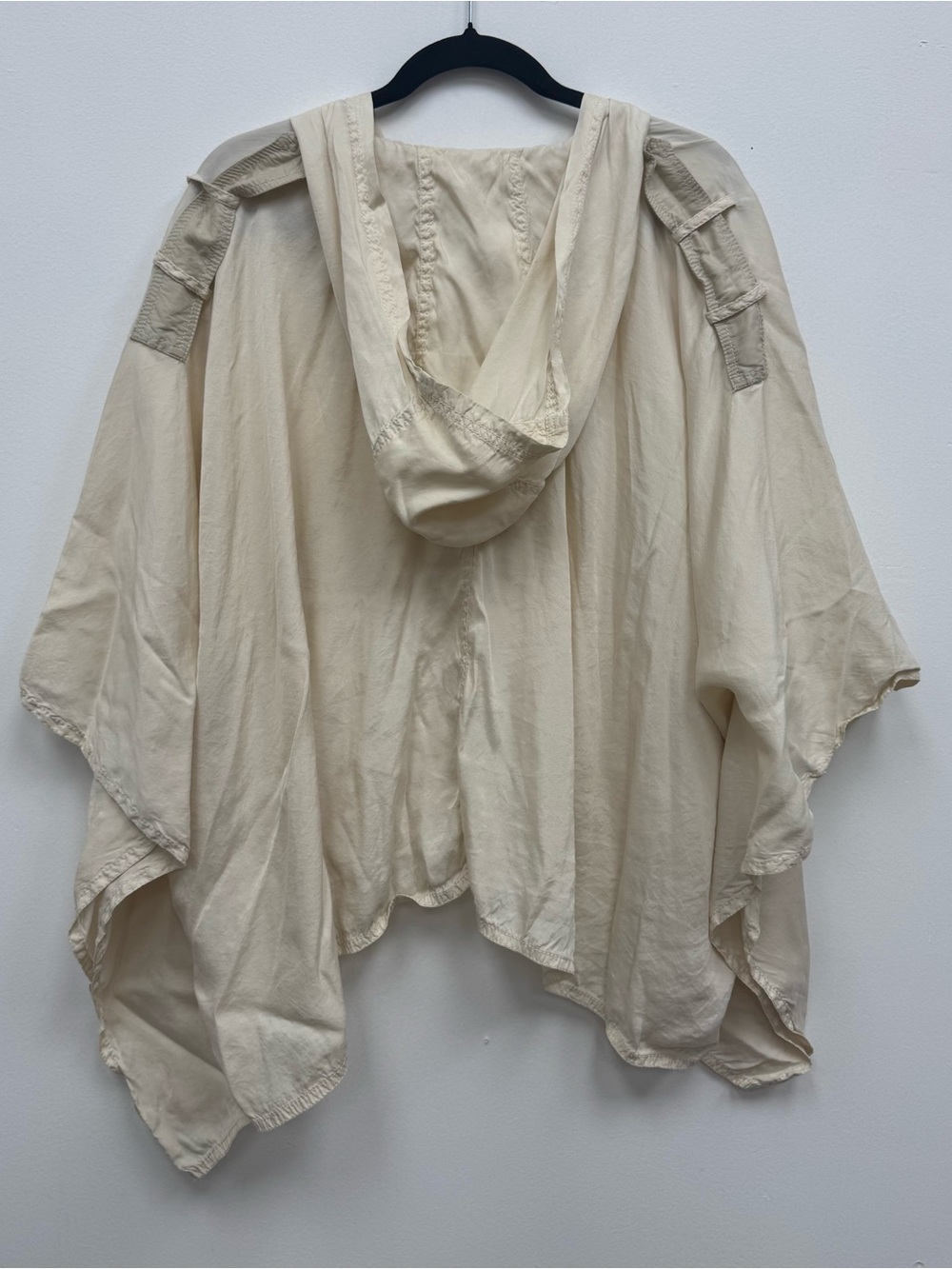 Zara Surplus Hooded Poncho Top - Picture 2 of 5